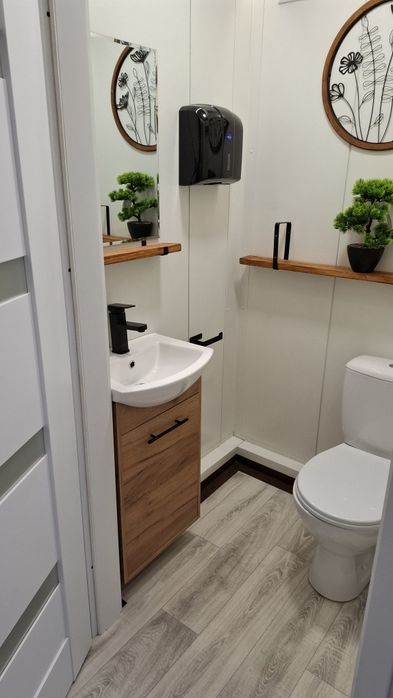 Kontener Pawilon Sanitarny Łazienka Podwójny  WC