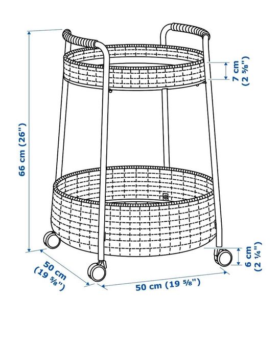 Wózek / stolik IKEA lubban