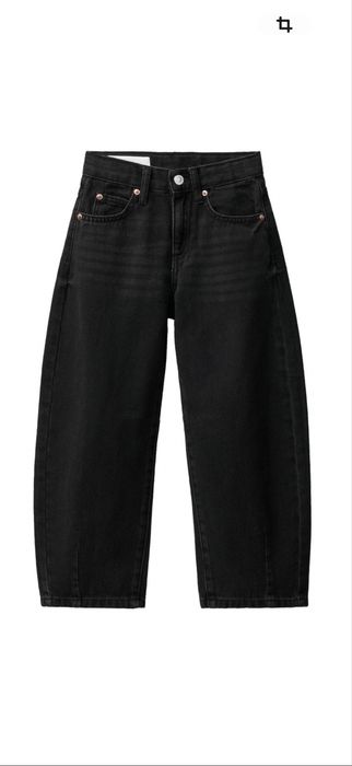 Джинси чорні фірми Zara,розмір 148 см