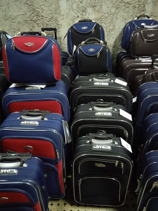 Walizka kabinowa L mała z codury z kuferkiem