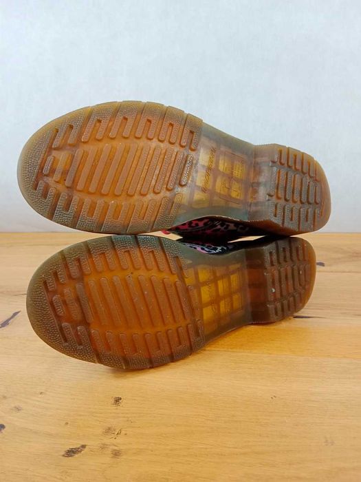 Dr Martens Rainbow Leopard 101, skóra naturalna, glany damskie, rozmiar 37