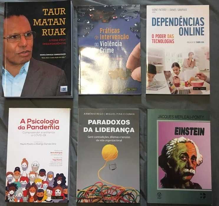 Livros Osho, Augusto Cury, Deepak Chopra, Einstein…(nunca lidos!)
