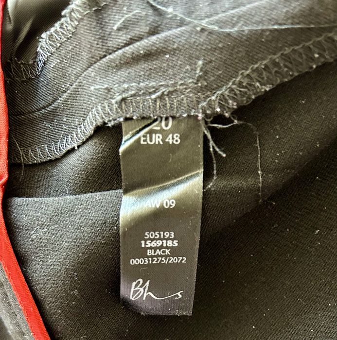 Czarne garniturowe spodnie