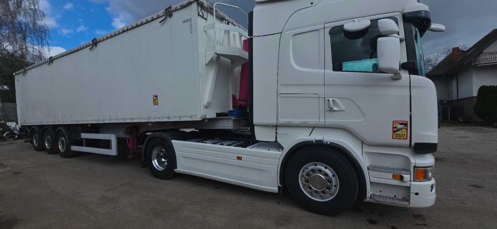 Benalu Wywrotka Aluminiowa 70m3 2015  Zestaw