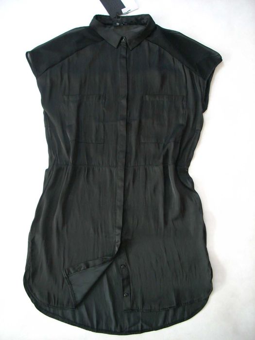 Bershka koszula Tunika Elegancka Jedwabista Nowa 36 S