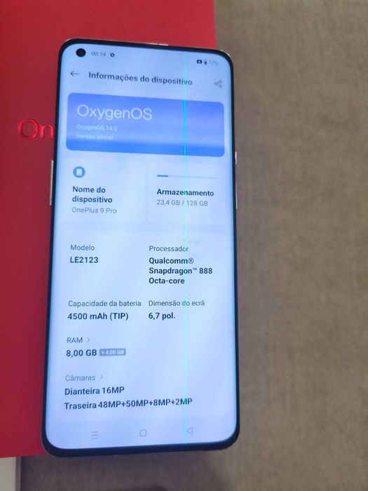 Oneplus 9 pro com extras.