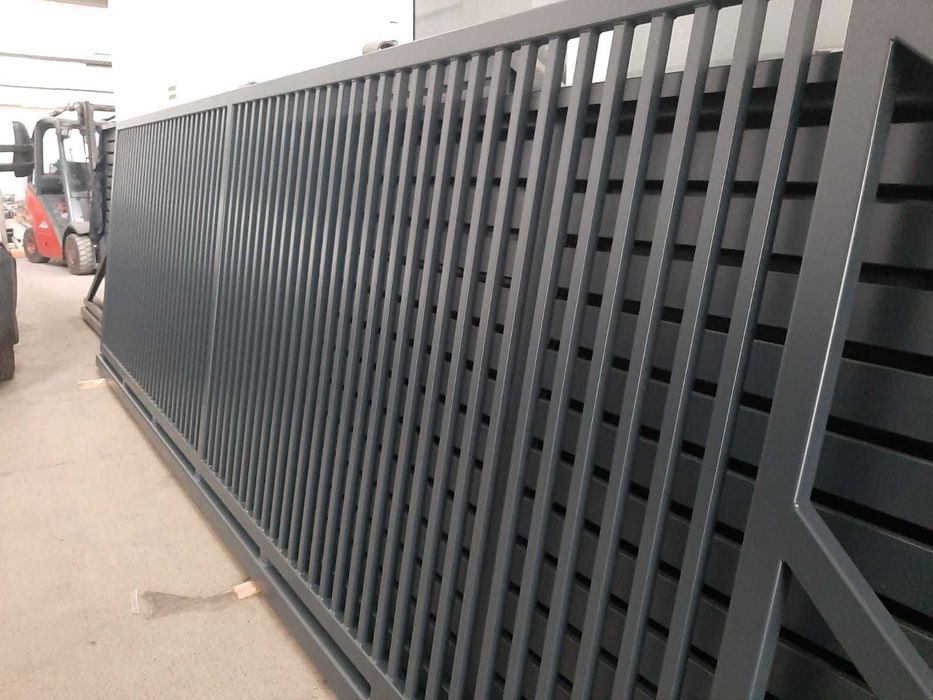 Brama przesuwna profilowa plus 4x1,5m Potrójne zabezpieczenie. Komplet