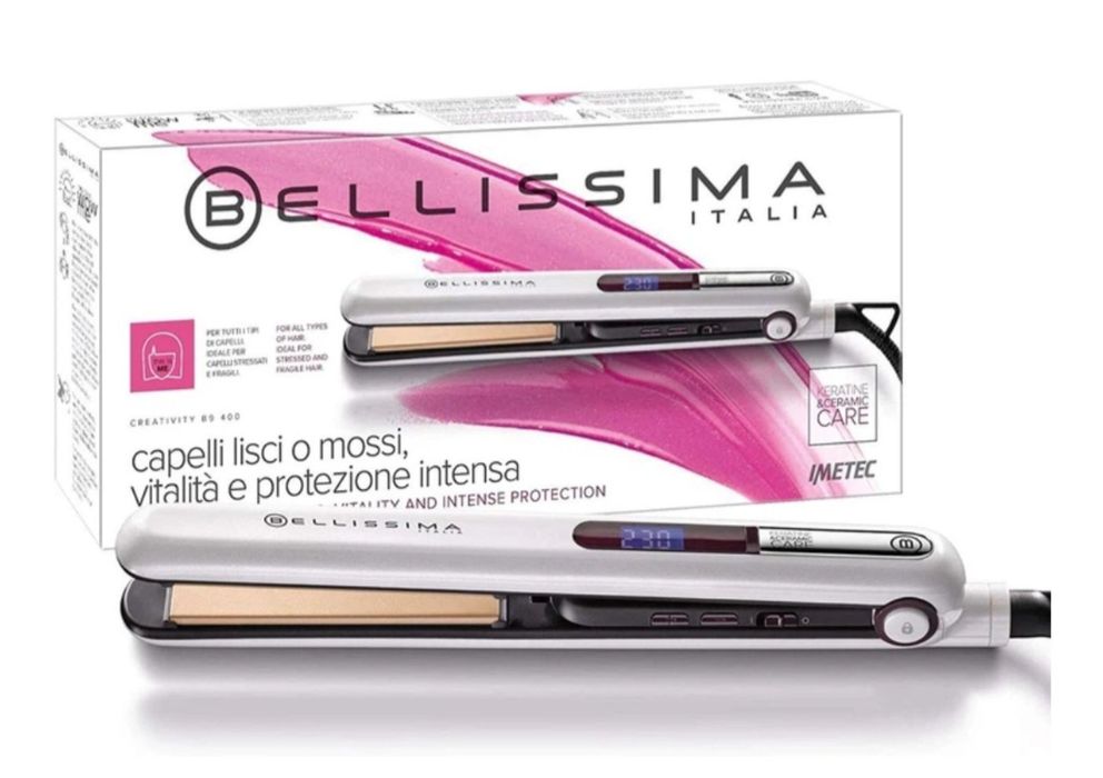 Паровий випрямляч утюг для волоссяBellissima My Pro