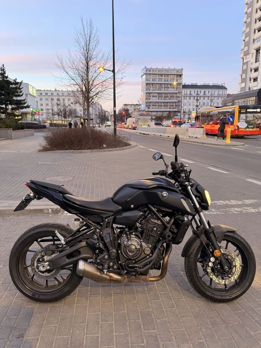 Yamaha mt-07 czarny mat A2!