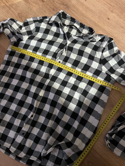 Koszula w kratę kratkę krata zara basic