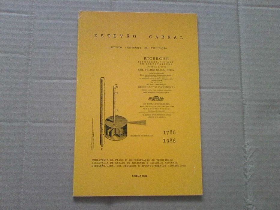 Ricerche istoriche, fisiche ed idrostatiche sopra la caduta del Velino nella Nera (1786–1986)