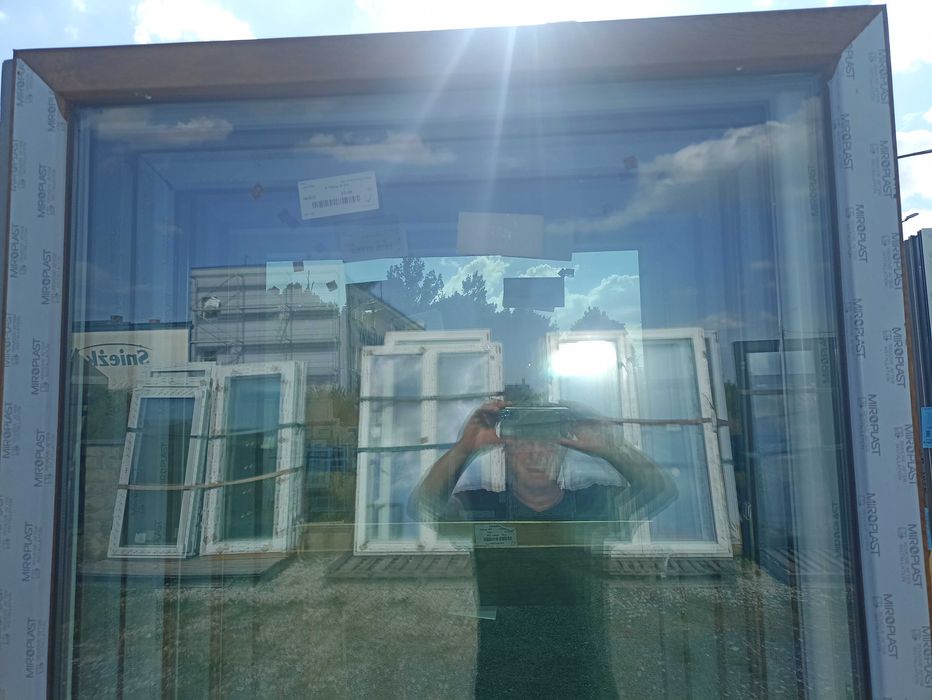 Okno pcv FIX 120/200 ZŁOTY DĄB