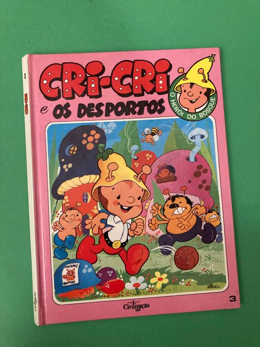 Livros da Colecção Cri-Cri o Herói do Bosque Anos 80 Civilização