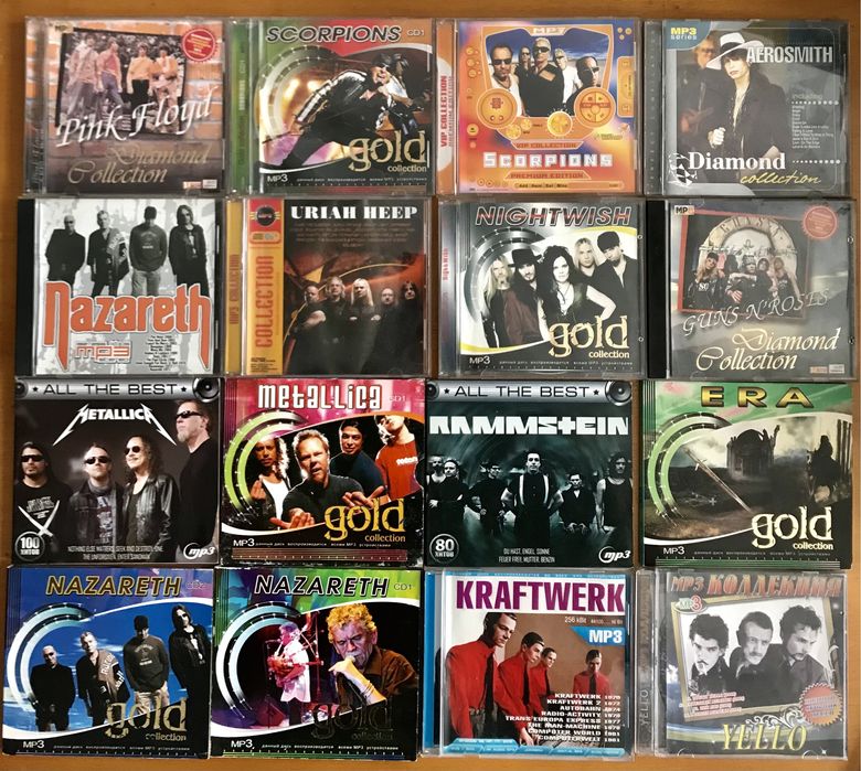Продам МР3, рок, попса