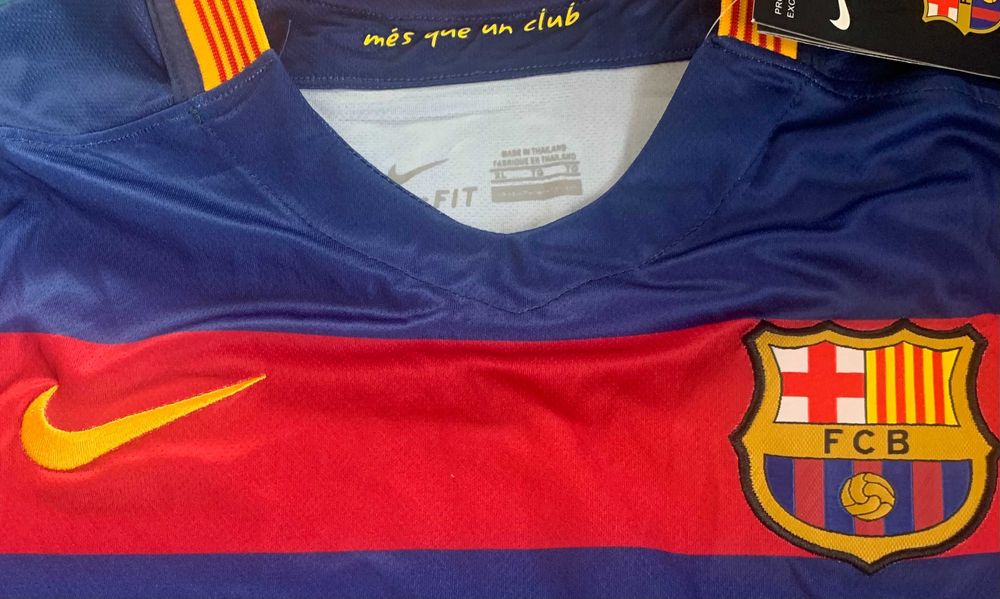 koszulka FC Barcelona, domowa 2015/16, nowa, Nike, XL, #9 Suarez