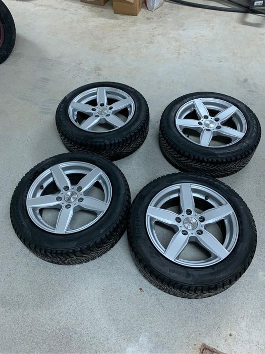 Jantes Dezent 5 X 120 com pneus 205/55/16 pirelli winter