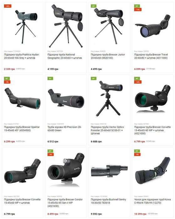 Подзорная труба Vortex