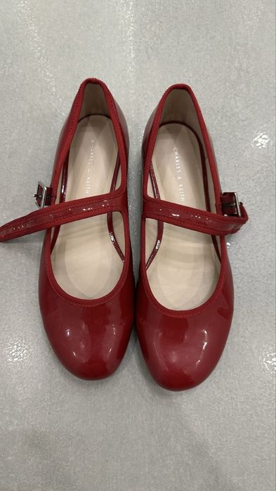 Балетки Мері джейн шкіра charles & keith