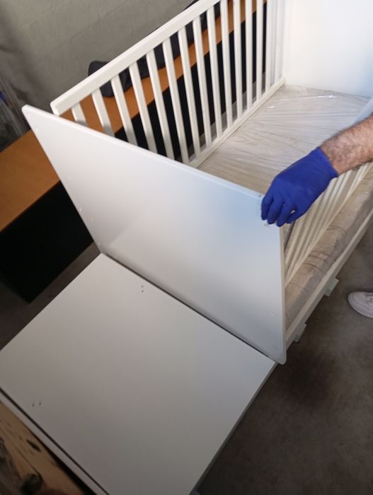 Cama extensível (híbrida) e colchão bebe até adolescente