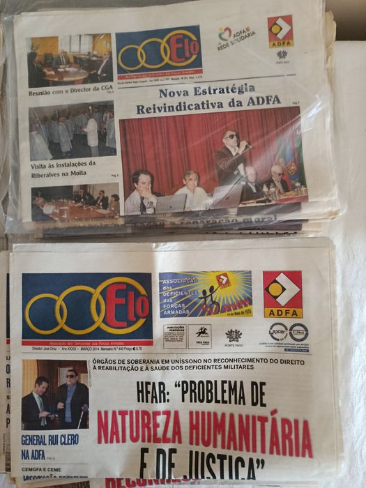 Coleção Histórica Revista/Jornal ADFA (286 Exemplares) | 1977 a 2014