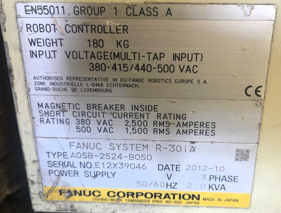 FANUC Robot ARC Mate 100iC