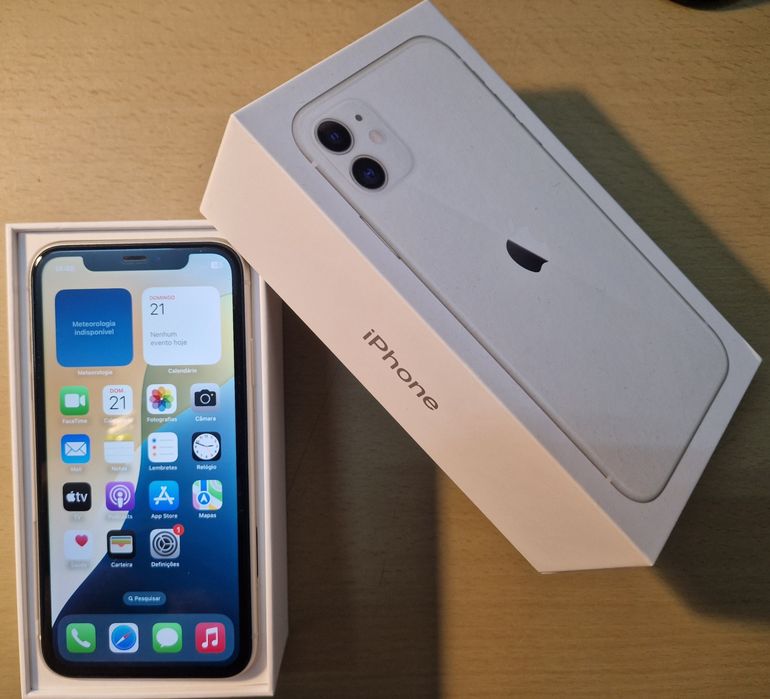 iPhone 11 64gb branco complero em cx 125€