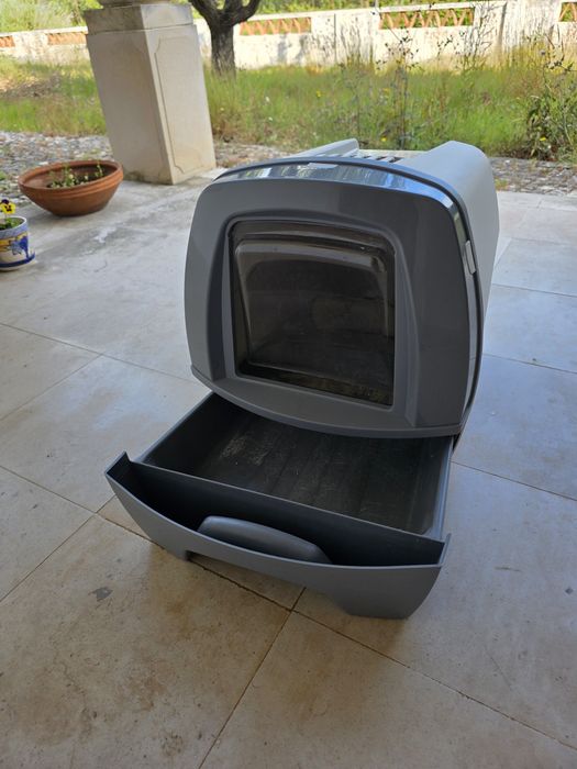 Caixa de areia para gato