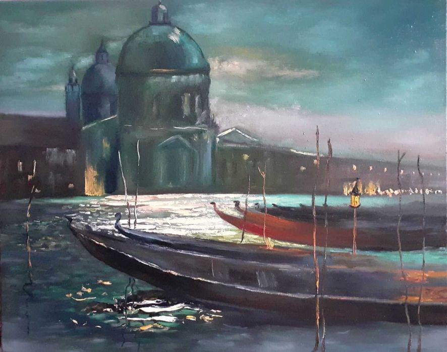 Картина Венеція олія. полотно 40х50см масло. холст