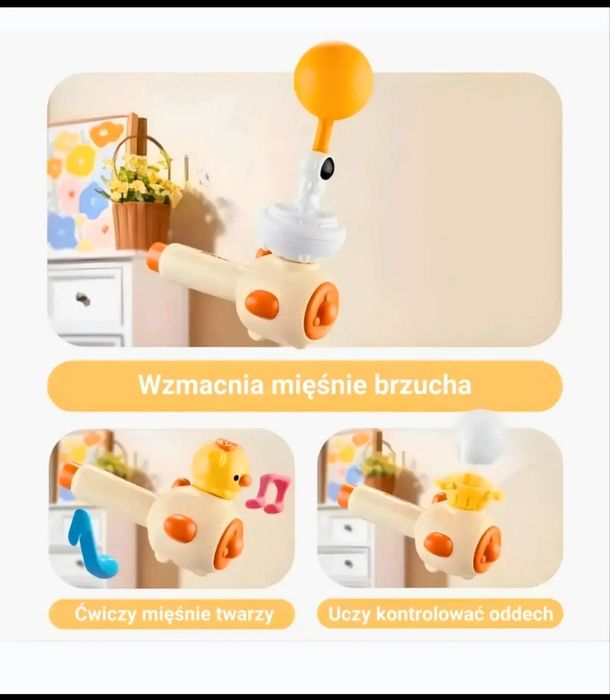 Logopedus logopedyczna zabawa oddychania