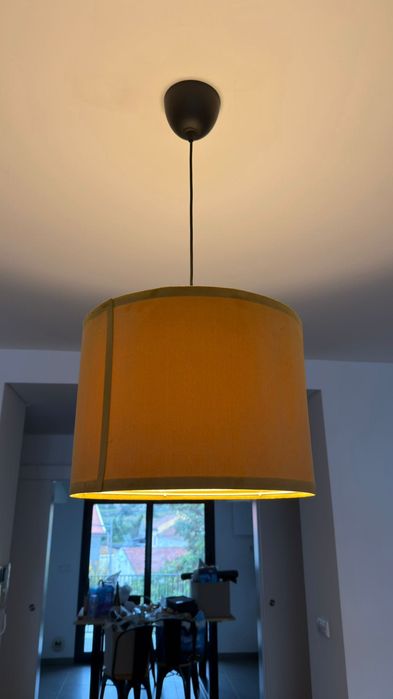 Jogo de candeeiros 3 de teto e 1 de chão