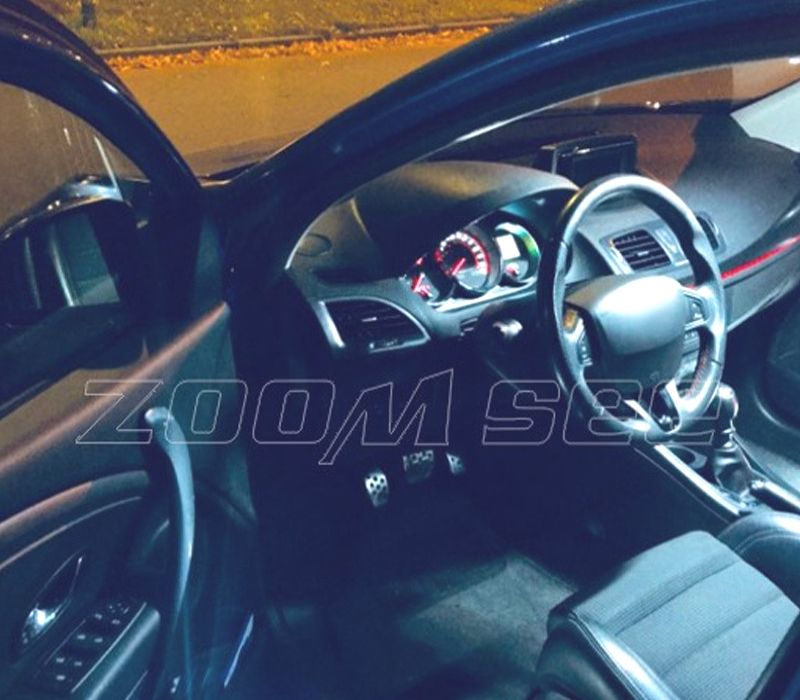 KIT COMPLETO DE 12 LÂMPADAS LED INTERIOR PARA 2009-2016 PARA RENAULT MEGANE III 3 MK3 COUPE