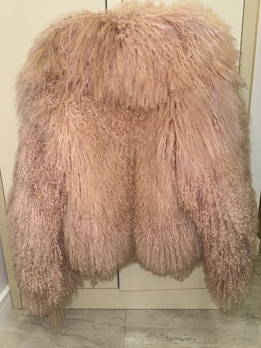 Шуба из меха ламы