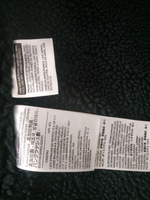 Вельветовая куртка шерпа Levis Premium p.M