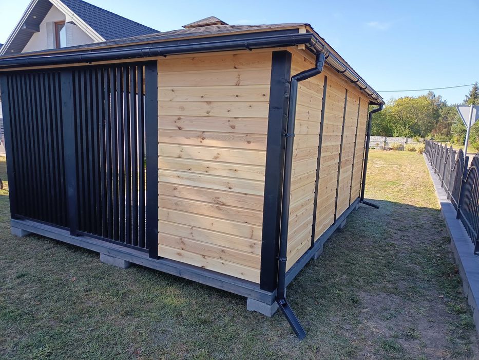 Altana 4×5 m – Nowoczesna altanka – Producent konstrukcji z drewna