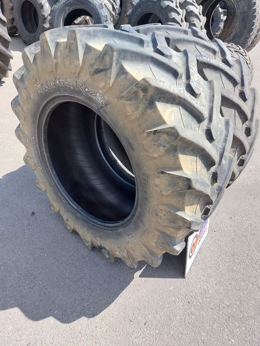 440/65R24 Trelleborg, Pirelli opony używane rolnicze para