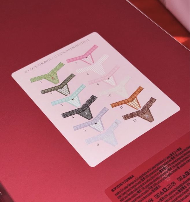 Victoria’s Secret адвент календар білизни XS, M, L