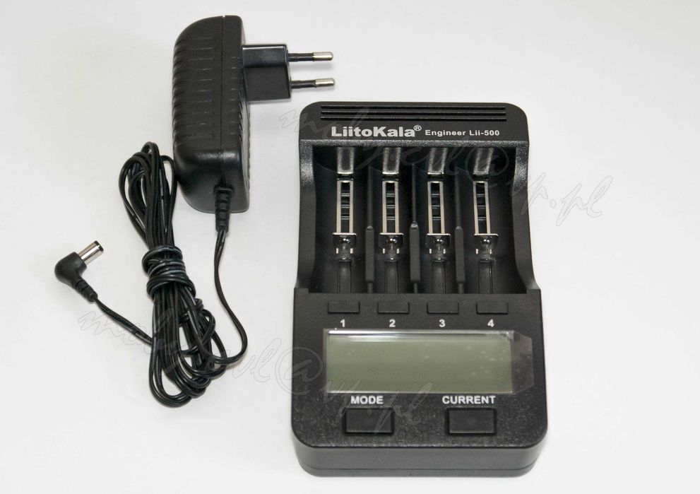 Ładowarka Liitokala Lii-500 - 4 banki Li-Ion/AA/AAA