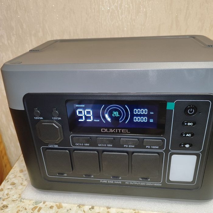 В наявності Oukitel P1500E PLUS 1800 вт 1536 втч
