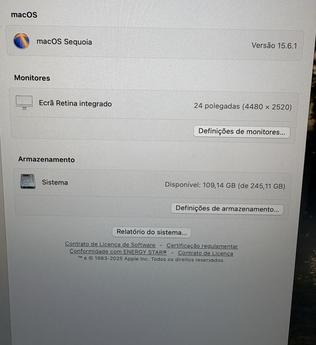 iMac Apple 24” M1 (2021)