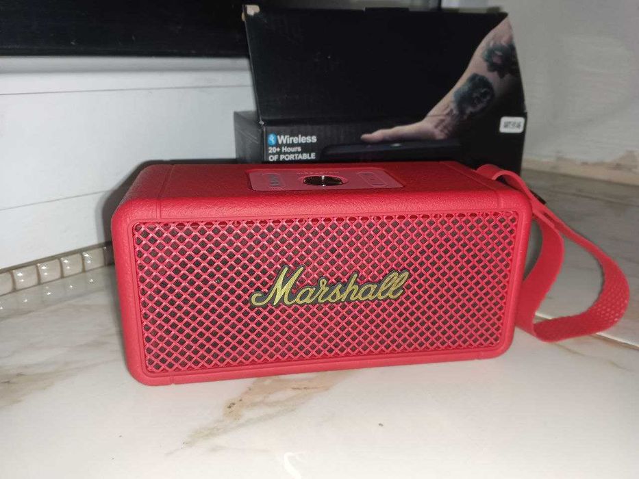 Бездротова портативна колонка Bluetooth Marshall Middleton маршал red