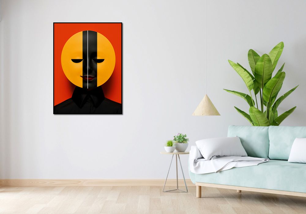 Plakat 75x100cm Dwie Twarze Rzeczywistości