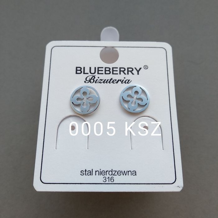 Kolczyki! Różne wzory! Stal Chirurgiczna pokryta złotem lub srebrem!