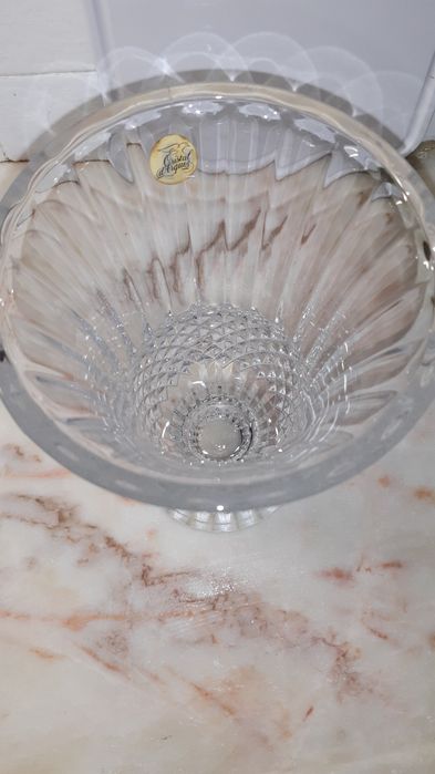 Vaso trabalhado Cristal D'arques