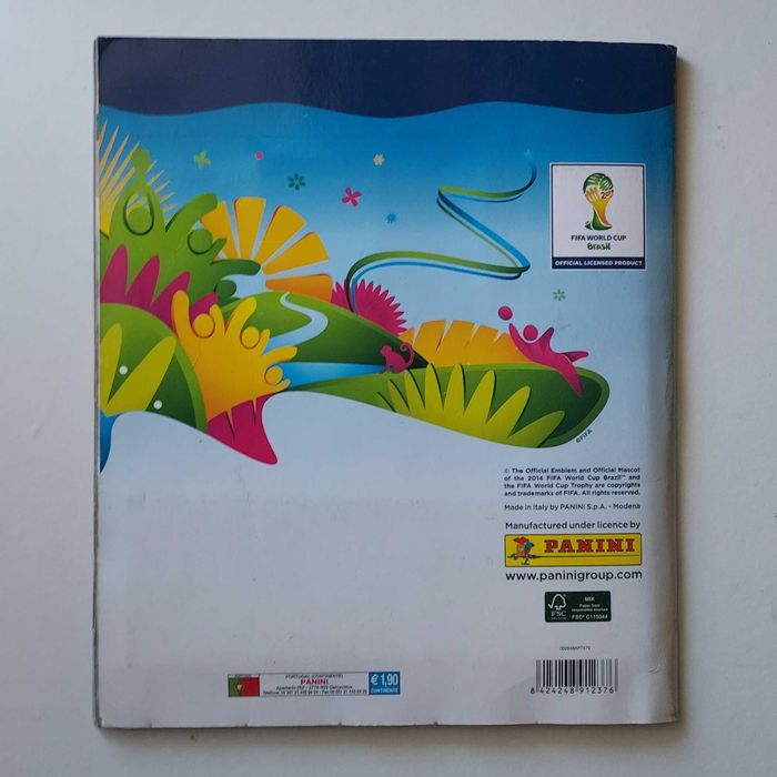 Caderneta cromos Panini - World Cup 2014 - Completa