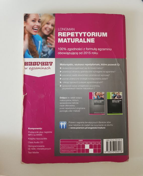 Repetytorium maturalne English Longman poziom podstawowy matura 2015