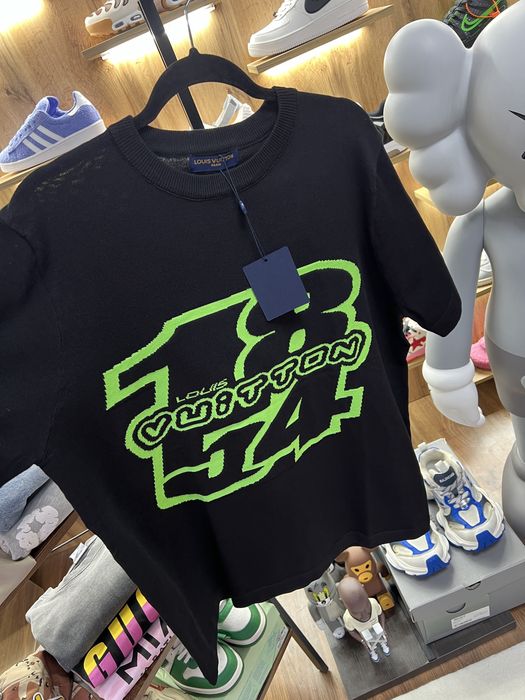 Футболка Трикотажна Louis Vuitton LV 18/54 Black Green