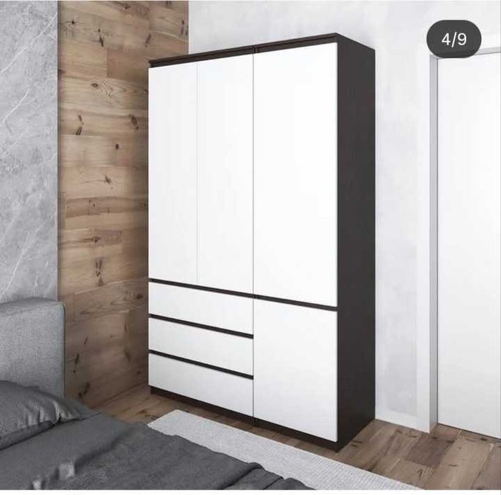 Продам шафу біла + антрацит на 3 дерей