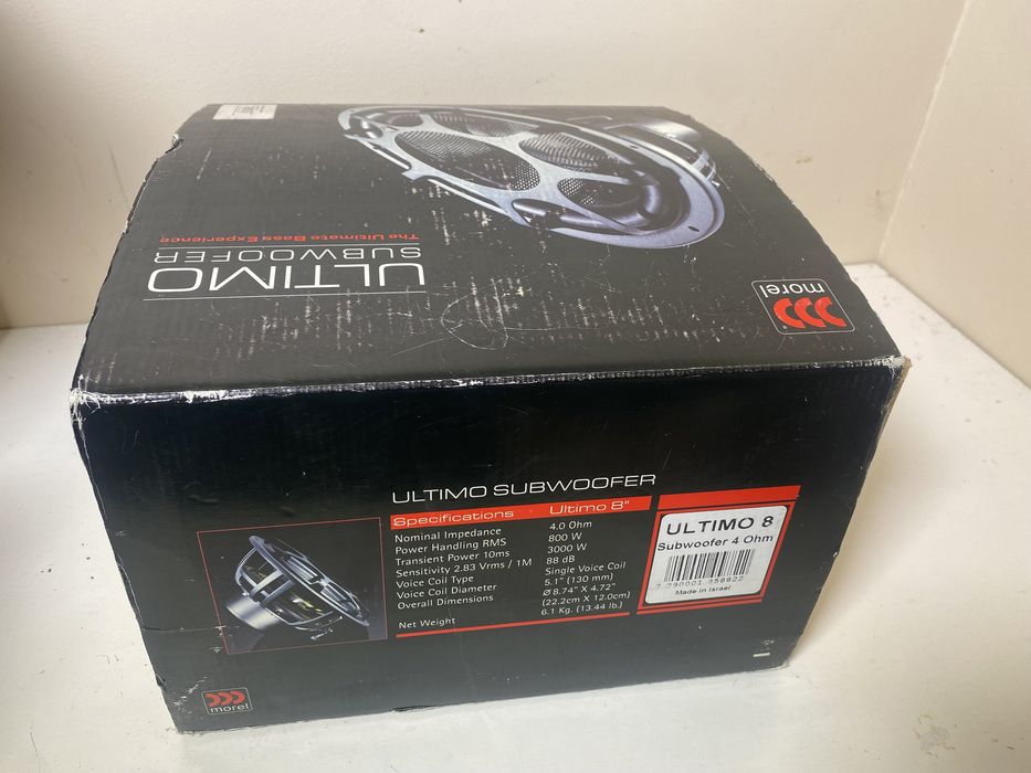 Сабвуфер Morel Ultimo Titanium 8 - 4 Ohm