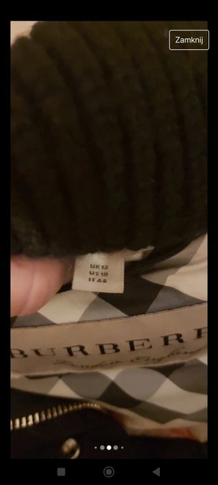 Burberry kurtka s/m zimowa