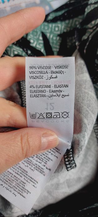 Jak nowe Spodnie Wiskoza legginsy lejące Peacocks 12/40 42/44